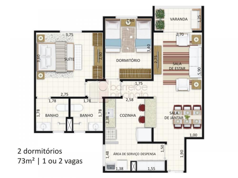Alugar Apartamento / Padrão em Jundiaí R$ 1.800,00 - Foto 20