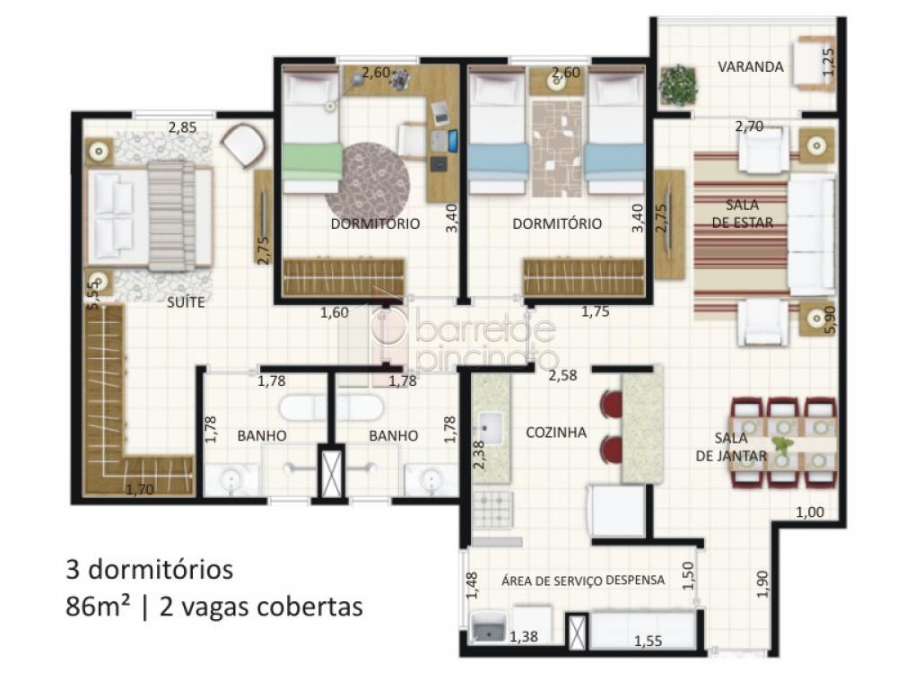 Alugar Apartamento / Padrão em Jundiaí R$ 2.750,00 - Foto 18